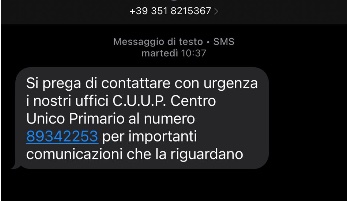 falsi messaggi