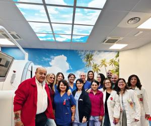 Dott. Renato Costa, responsabile  Medicina nucleare e staff